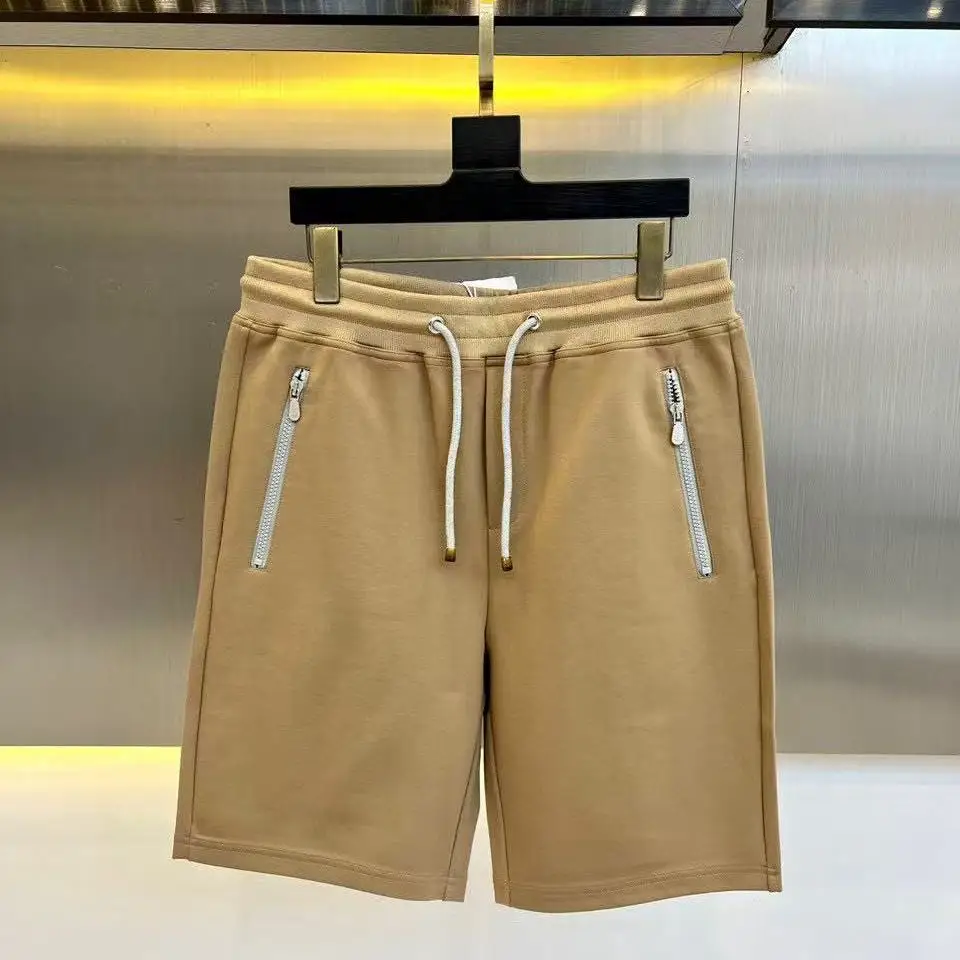 BC italien hommes été nouvelle mode cordon pantalons décontractés style ancien argent hommes simple couleur unie shorts de sport