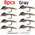 8pcs Gray