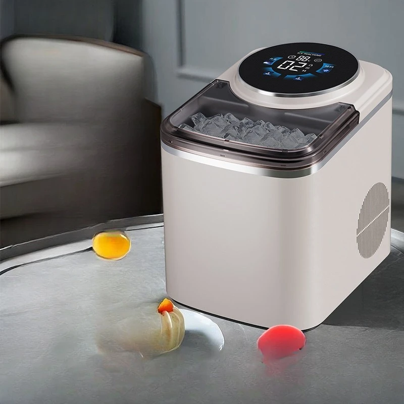 Ice Machine Commercial 15KG Household Small Dormitory Student Intelligent Mini Automatic Low Power Ice Machine
