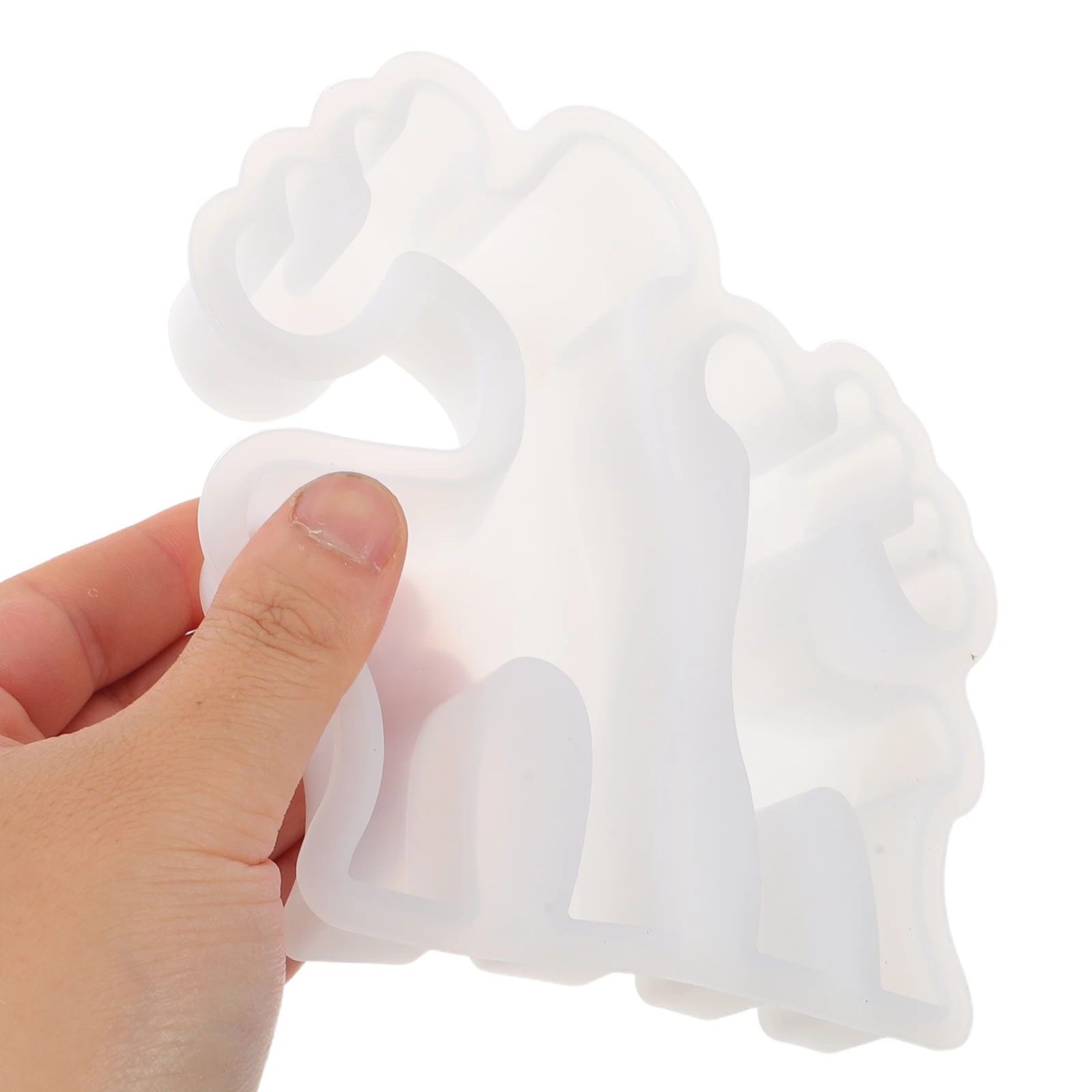 

2-Cavity Christmas Deer Silicone Mold for Holiday Decor Crafts Resin Soap Making Heat Resistant Reindeer Crafting Mold