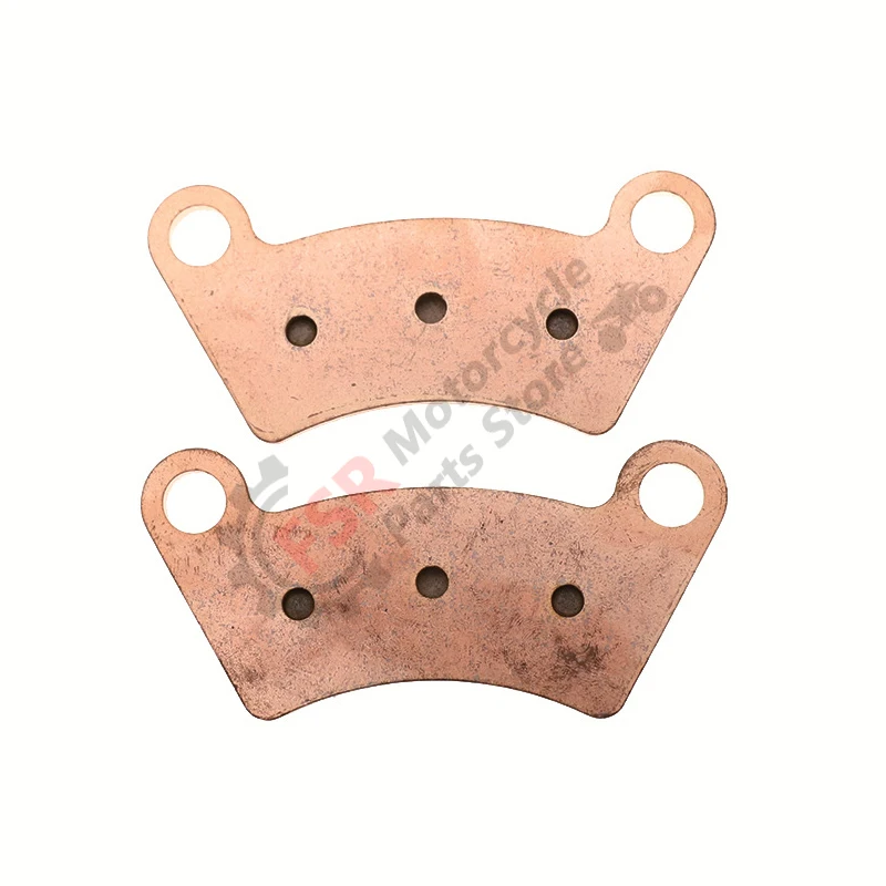 وسادات الفرامل الملبدة شبه المعدنية/النحاس، تناسب LINHAI CUV Jobber 4x4 QUADZILLA 300 325 KEEWAY GTX 300 Quad Buyang Feishen 300 #2