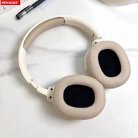 NEWMSNR 9D Surround Sound Wireless Bluetooth Headphones Over Ear Headsets True Sports Earphones TF/AUX Music Player with HD Mic
