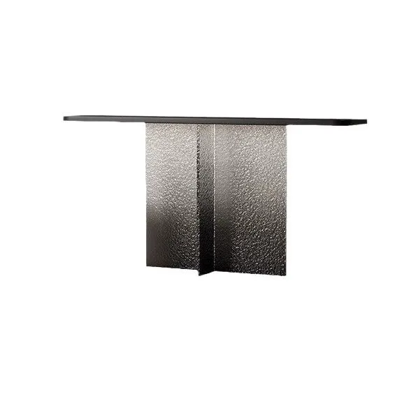 Factory Direct 2026 Light luxury ice crack gradual change acrylic suspension entrance table retro simple entrance table antique