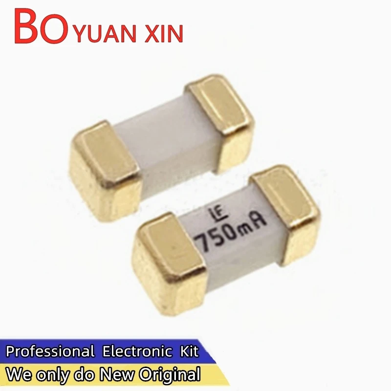 50 PCS 1808 SMD Fuse LF 750MA 0.75A 125V Gold Folded 0451.750MRL 4A 3.5A 500MA 3.15A 6.3A 200MA 62MA 630MA 1.6A 12A 15A100MA1.5A