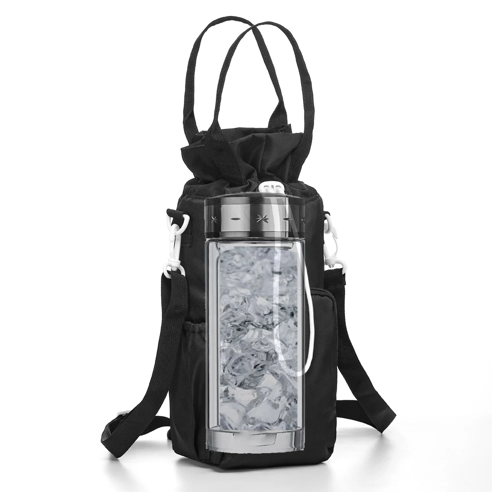 Bottle Cooler Carrier Bags Lightweight Water Bottle Sleeve Bag for Walking Travelling Climbing Camping