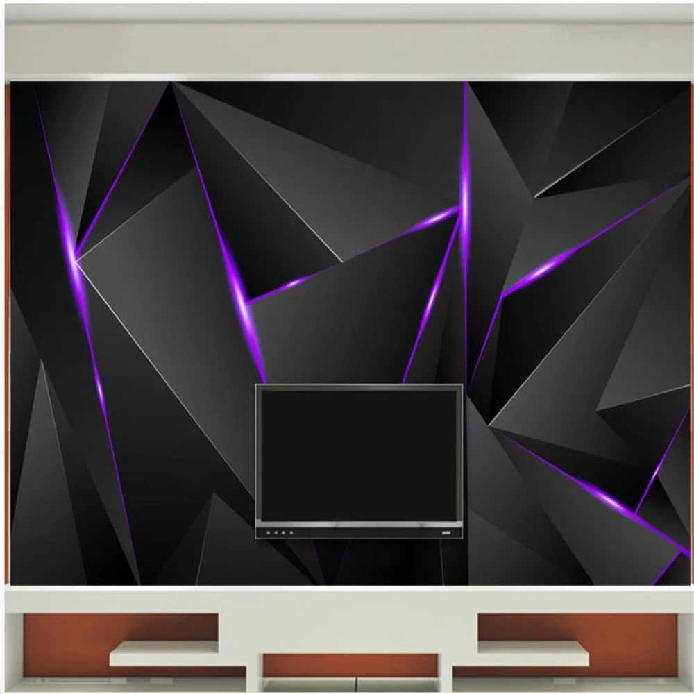 

Custom 3D Photo Wallpaper Mural Papel De Parede geometry wallpapers 3d wallpaper