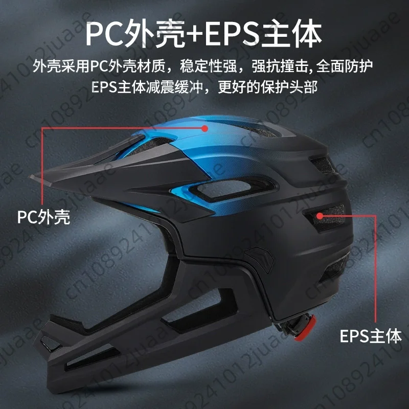 New Gradient Color Competition Sports Adult Full Helmet Outdoor Mountain Trail Motorcycle Cycle