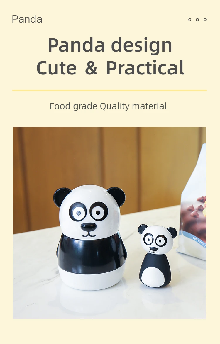 Joie Panda tasses à mesurer mignon tasse à mesurer détachable nourriture  domestique échelle résistante à la chaleur Snack Snack tasse de service ABS  - AliExpress, image size:750x1173