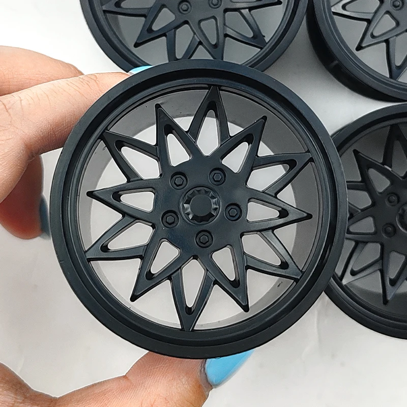 GULY – bloc de construction de moyeu de roue, accessoires, moyeu plaqué noir, Compatible MOC LEGO échelle 1:8, voiture technique, cadeaux de noël et d'anniversaire