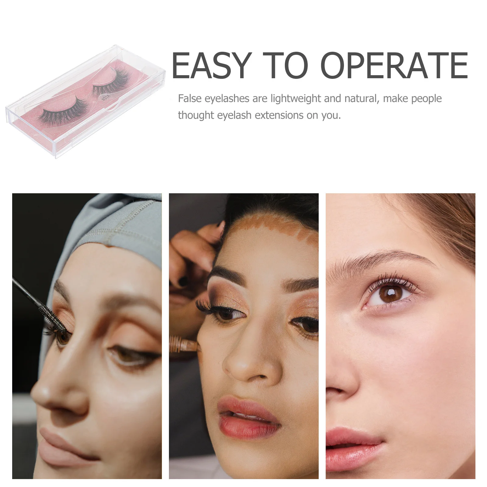 1Pair False Eyelash Extensions Thick Extensions for Women Eyelash Artificial False Eyelashes