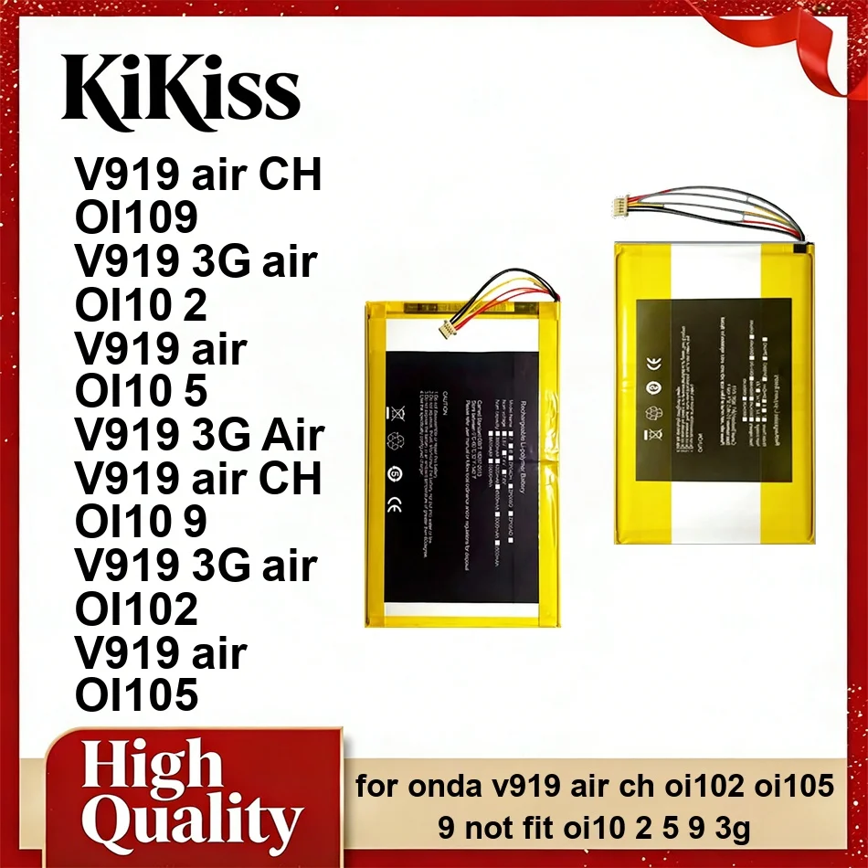 

Tablet Battery Stable 0-10000mAh For Onda V919 Air CH OI102 OI105 9 Not Fit OI10 2 5 9 3G