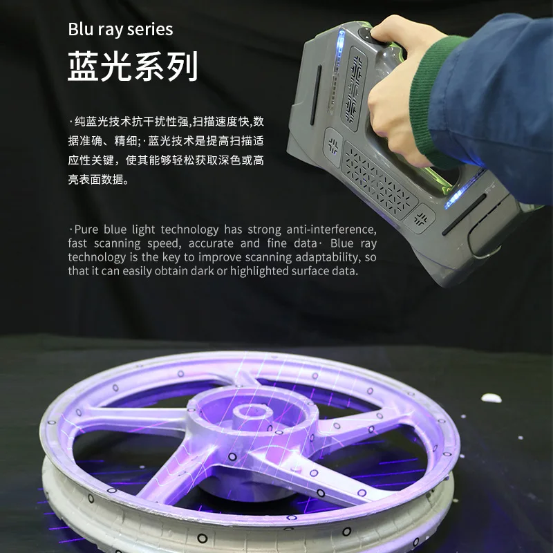 Промышленный 3D-сканер PMAX, лазерный S702, серия Blu-ray, высокоточное обратное моделирование