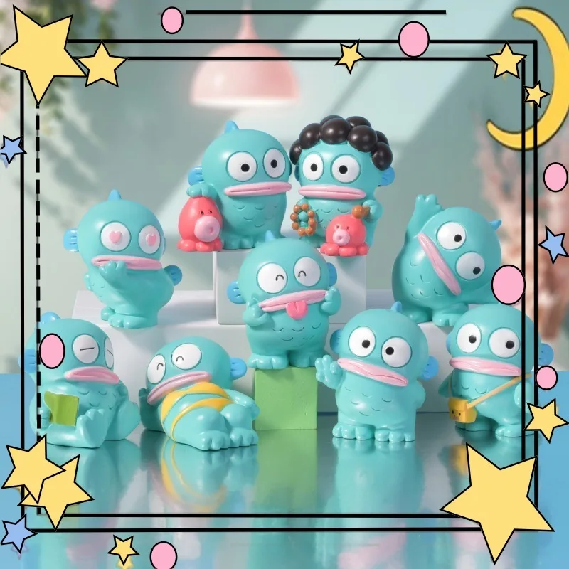 

Русалка Хан Дан Рыба-клоун Смола Слепая коробка Коллекционная игрушка Домашний рабочий стол Уродливая фигурка рыбы Маленький предмет для дисплея Модная игрушка