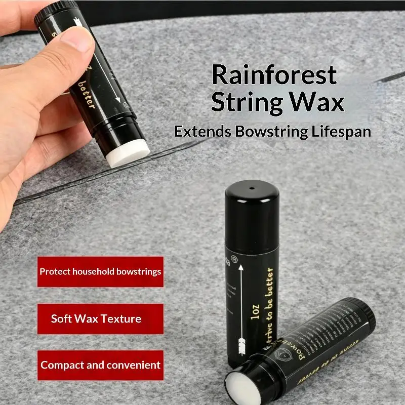 Archery Bow String Wax 25g Low Temperature Resistant Rail Lube Stick for Compound Recurve Bows Winter Shooting