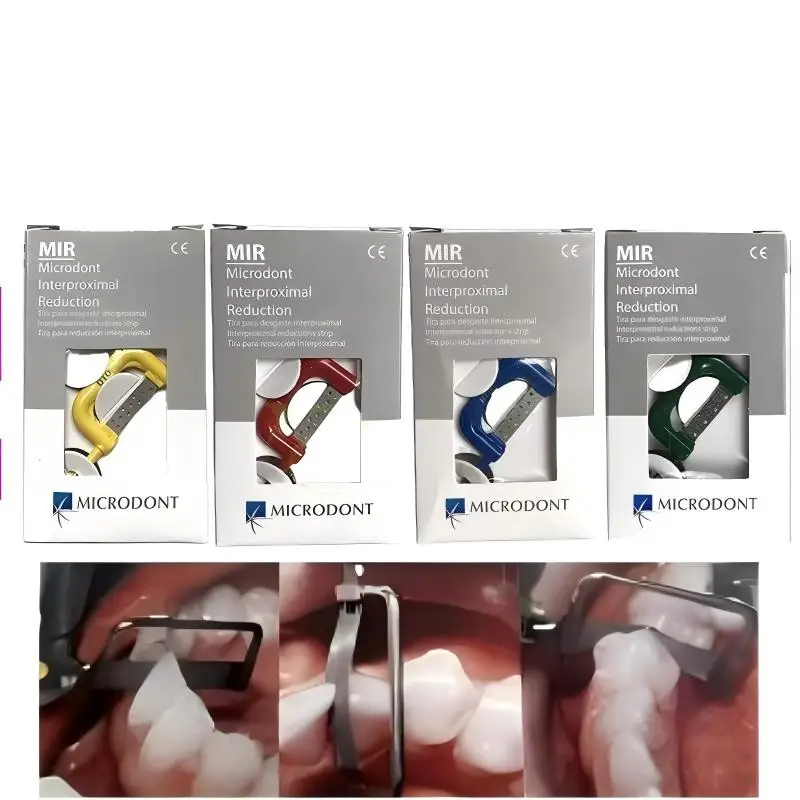 Dental IPR Strip Kit Orthodontic Interproximal Enamel Reduction Diamond Blade Set To Gain Safe Tooth Space And Trim Edge Fast