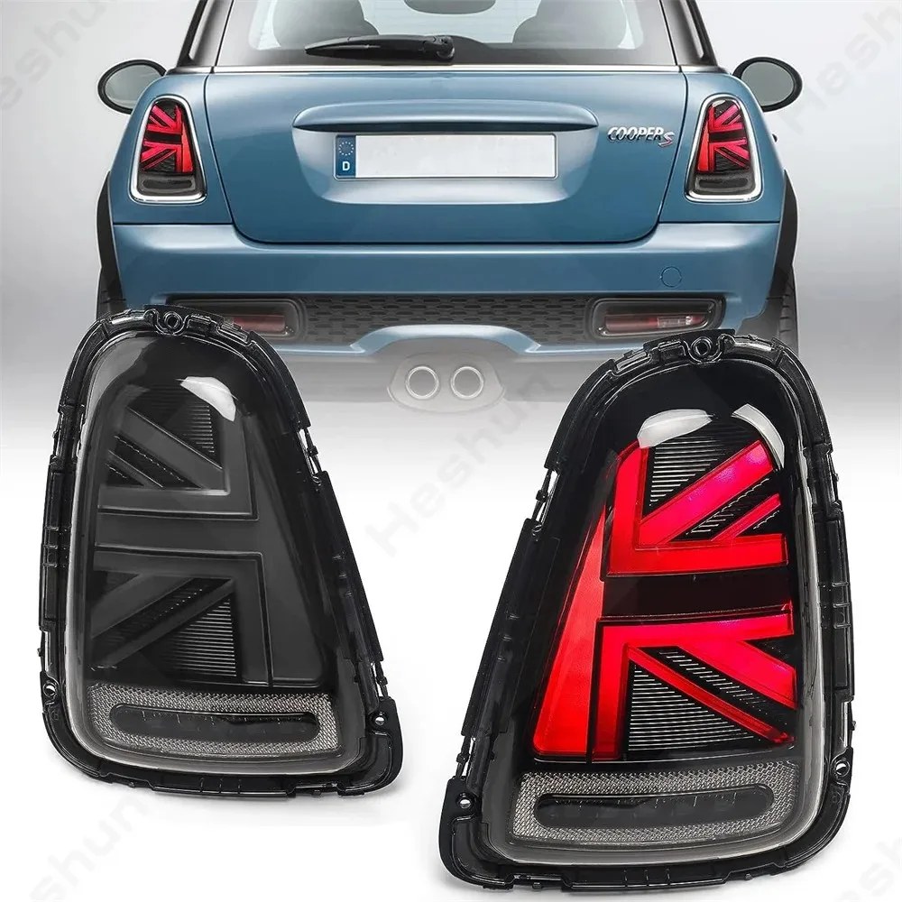 Pair LED Taillights For BMW Mini Cooper S JCW One R56 R57 R58 R59 2007-2010 2011-2013 Taillamp Rearview Tail Light Rear Lamp