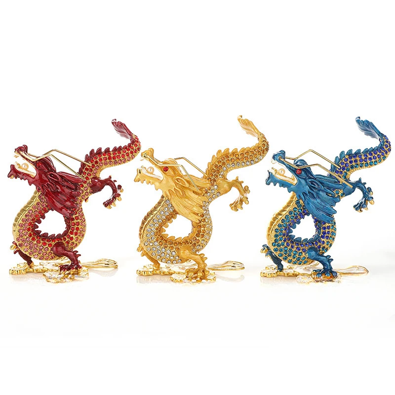 Zodiac ornaments Zodiac dragon creative animal ornaments Year of the Dragon exquisite gift from business gifts.