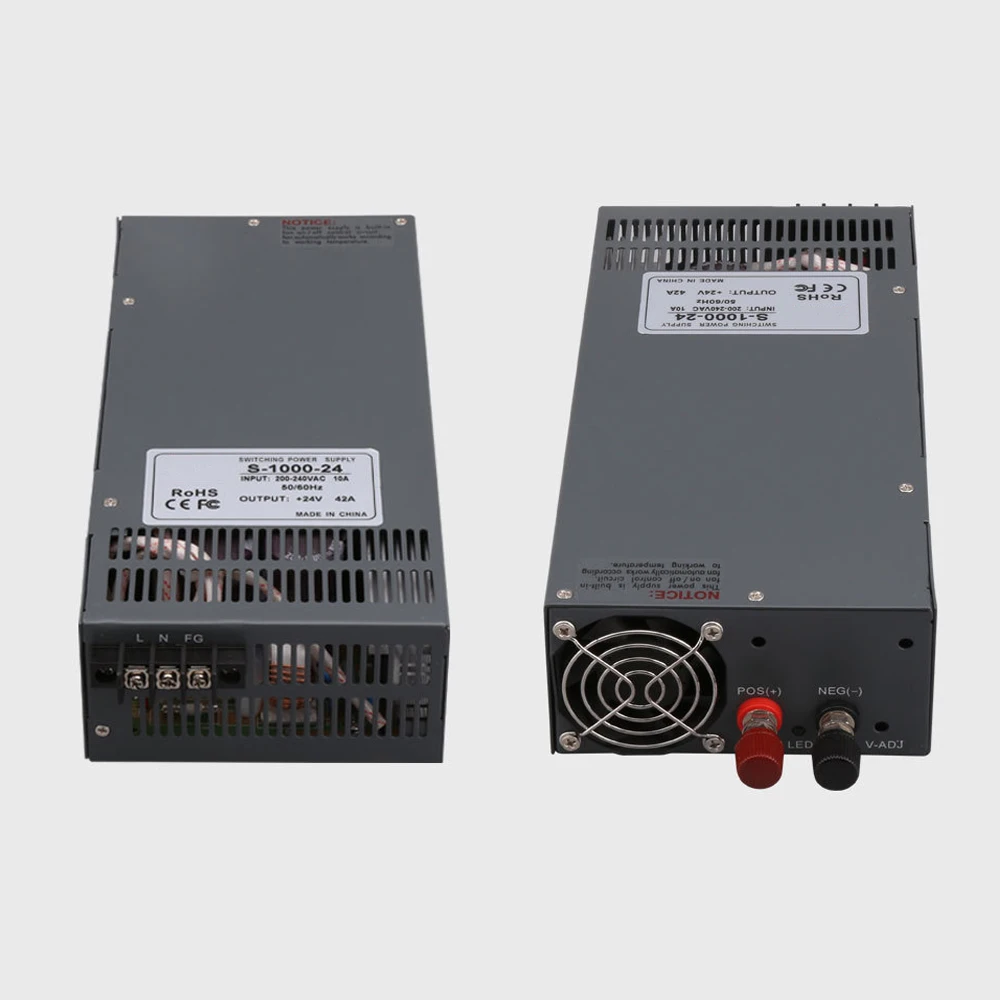 AC 220V To DC 12V 24V 36V Switching Power Supply Voltage Adjustable +-10% 1000W 1200W 1500W Power Supply Adapter Laboratory SMPS