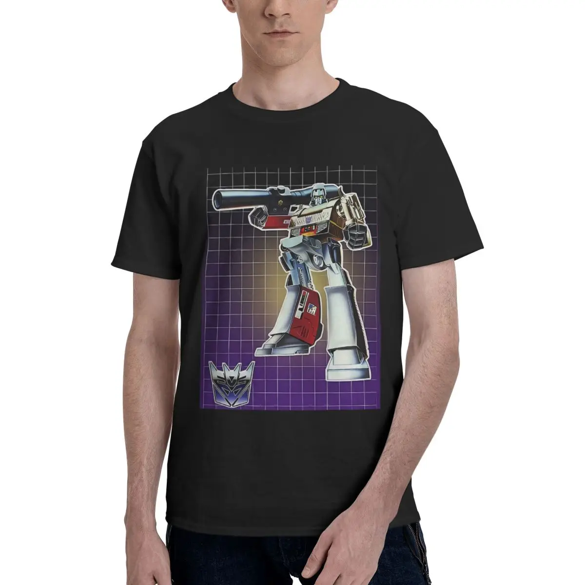 

MEGATRON G1 BOX ART 100% хлопок, повседневные дышащие удобные топы, дизайнерская одежда, мужская забавная рубашка