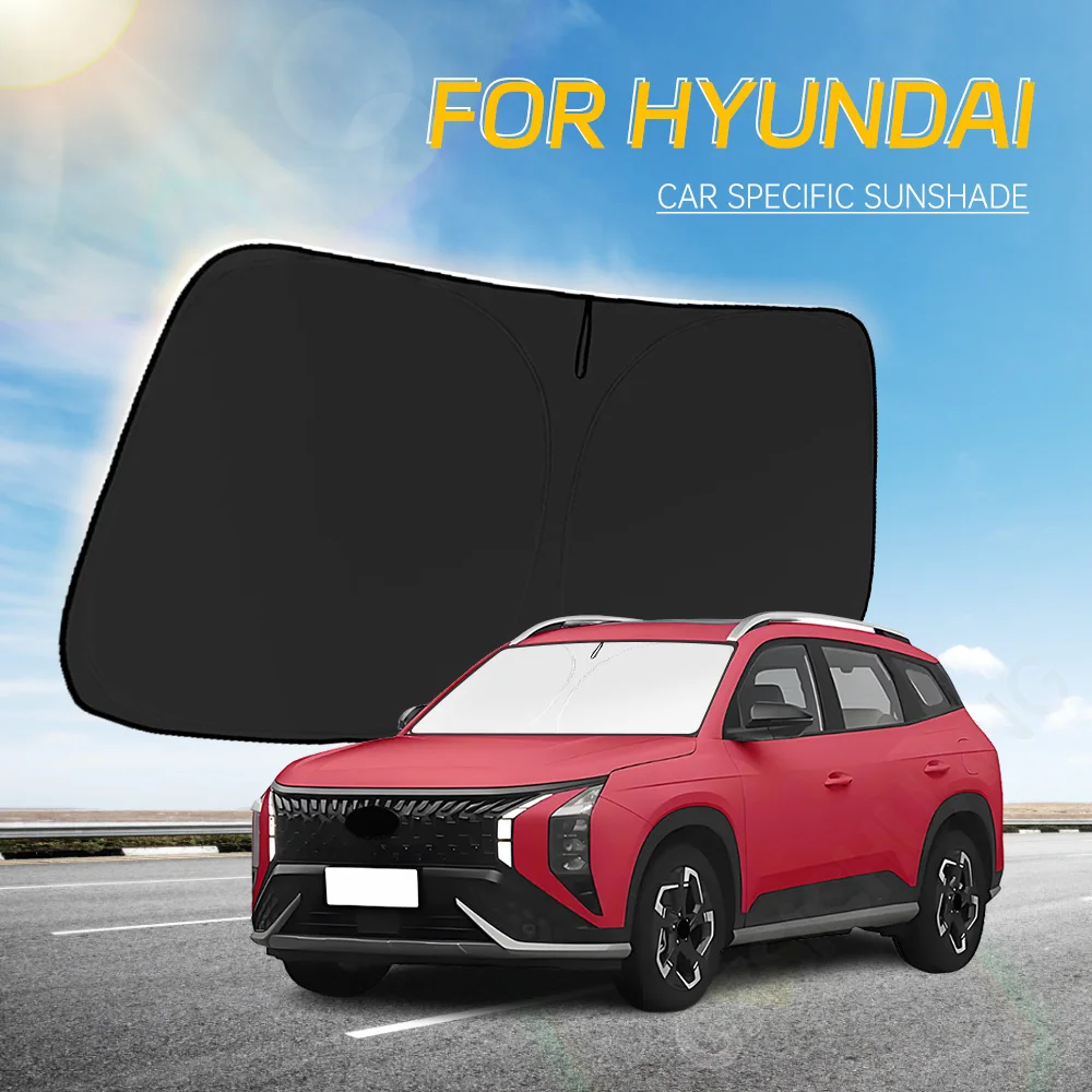 

Солнцезащитный козырек на лобовое стекло для Hyundai Santa Fe 2019-2023, защита от УФ-излучения, аксессуар для интерьера автомобиля