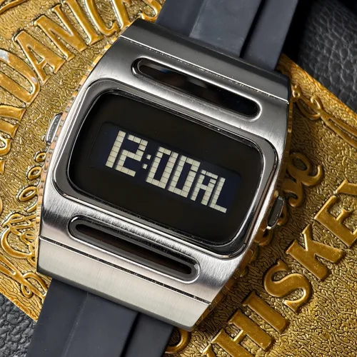 Imagen 2 del producto Reloj Digital Vintage para Hombre BENLYDESIGN G100, Estilo de los 70 con Segundero Saltante, Acero Inoxidable, Retro, Resistente al Agua, Regalo para Hombre