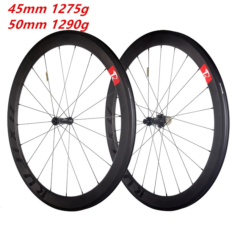 

60T ratchet Ultralights 700C RUJIXU without outer hole tire free pad carbon knife carbon fiber road bicycle wheelset