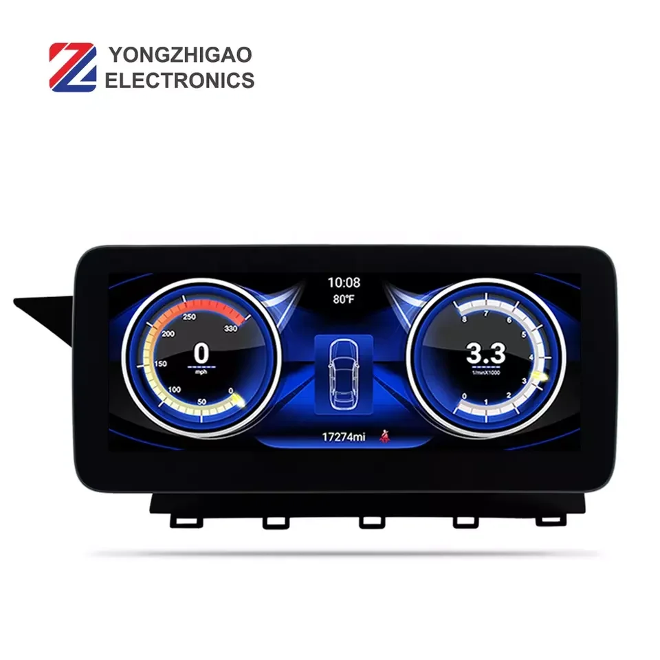 YZG 10.25'' 4+64GB Android 10.0 Car Radio Wifi Multimedia Navigation For GLK Class X204 2013-2017