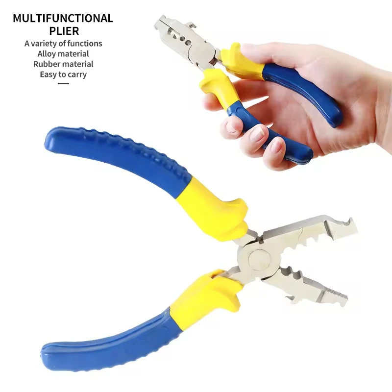 Archery D Loop Pliers Nock Point Crimping Tool High Strength Alloy Bowstring Clamp Compound Bow Maintenance Bow Tool