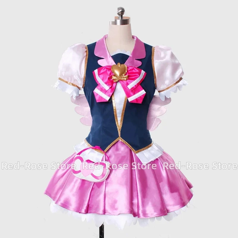 Anime Megumi Aino Cure Mooie Cosplay Kostuum Rollenspel Kleding Meisjes Jurk