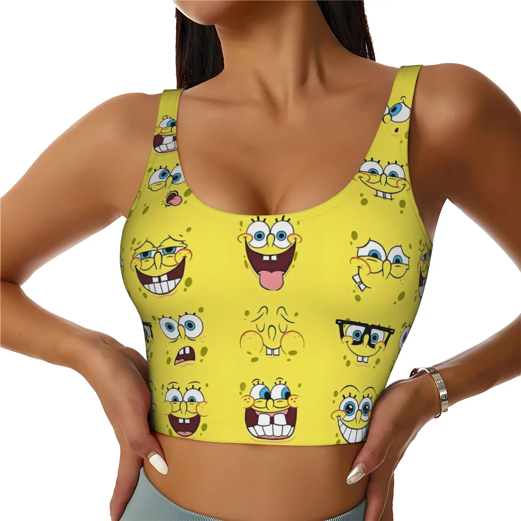 sutias-esportivos-de-alto-impacto-personalizados-com-estampa-de-anime-tops-cropped-sem-costura-para-mulheres-estilo-cartoon-para-yoga-e-treino