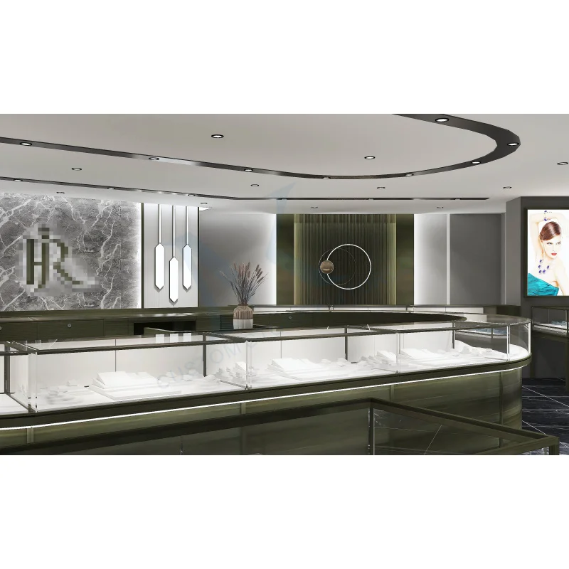 custom.Modern Modern Jewelry Shop Design Interior Jewelry Shop Layout Display Showcase Shopping Mall