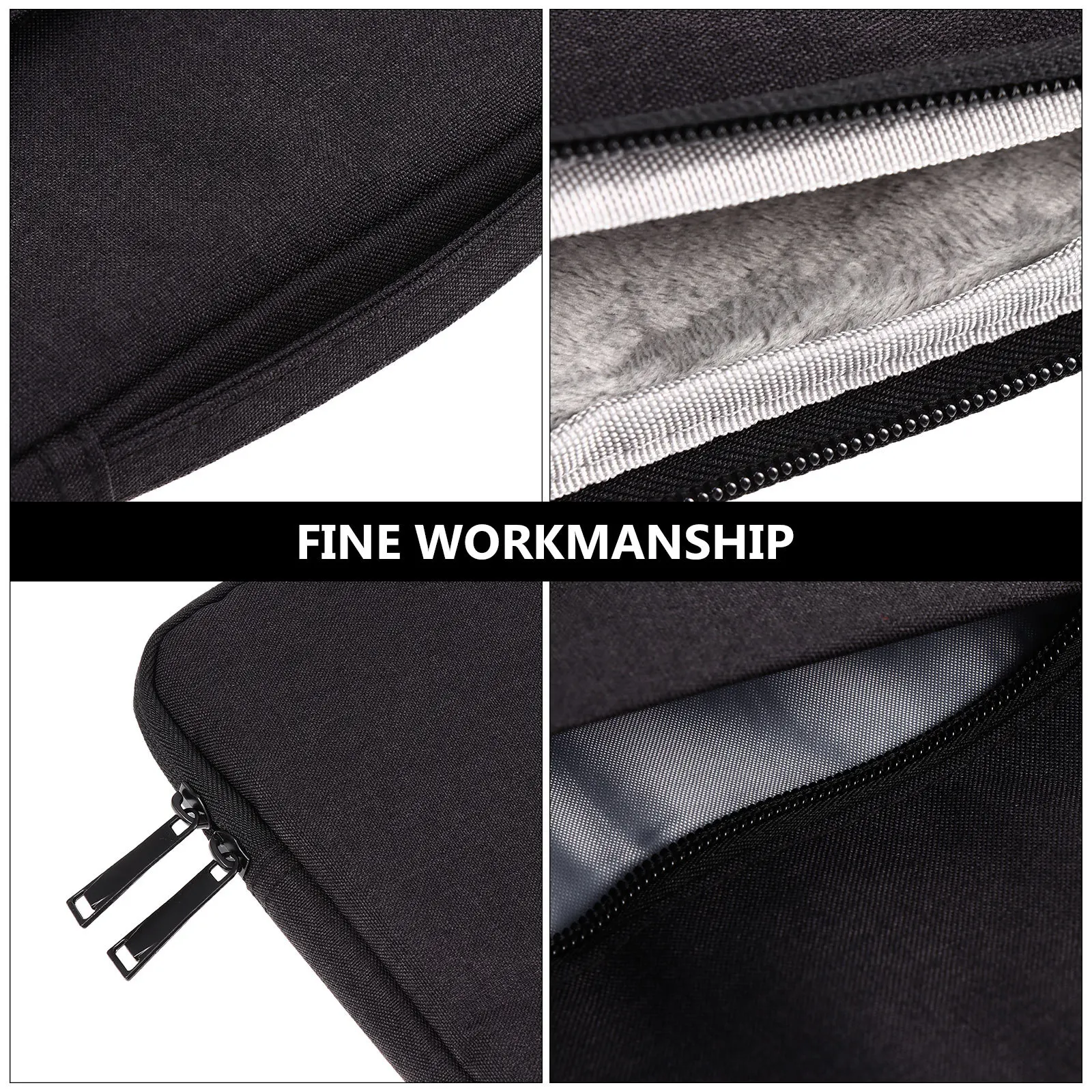 

1pc Laptop Sleeve Case Waterproof Portable Bag For Business Travel Laptop Tote Multi-Layer Protection Organizer Tablet Cables