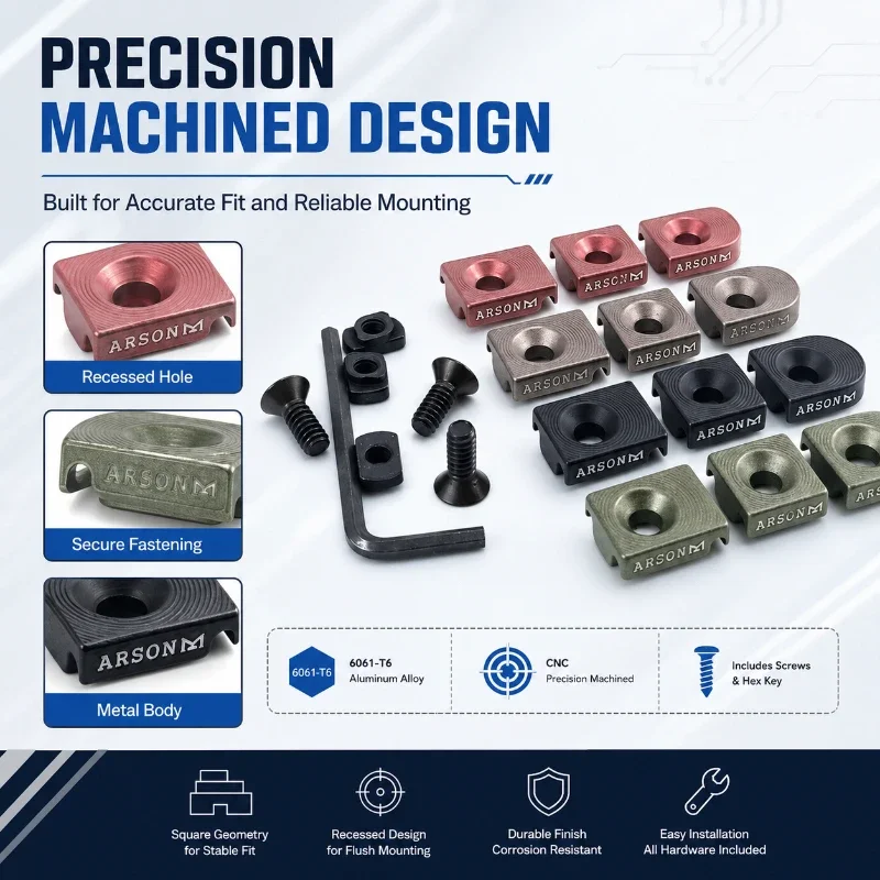 Precision Milling Metal Cable Positioning Bracket Complete Screw Set Sturdy Structure Hobby Model