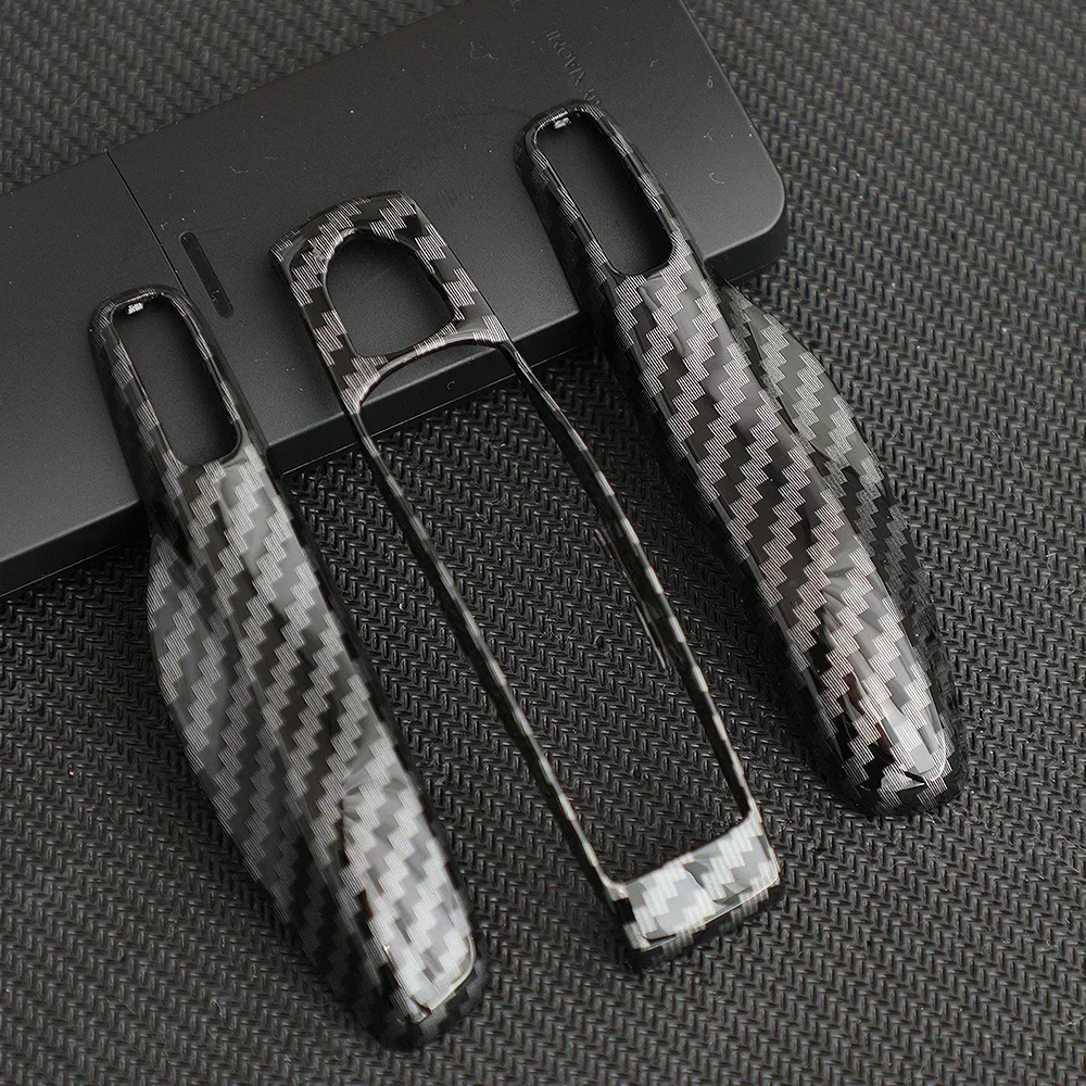 Car Smart Remote Key Case Fob Covers Set Shell for Porsche Panamera Spyder Carrera Macan Boxster Cayman Cayenne 911 970 981 991