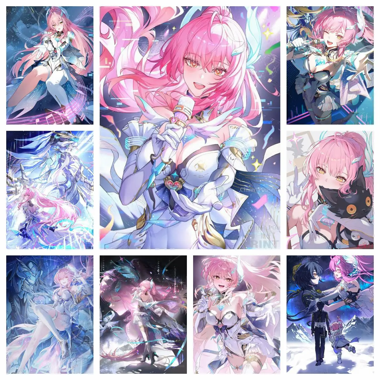 

2026 New Game WutheringWaves Electric Ghost Aemeath 5D Diamond Painting Embroidery Cross Stitch Handmade Crafts Home Decor Gift