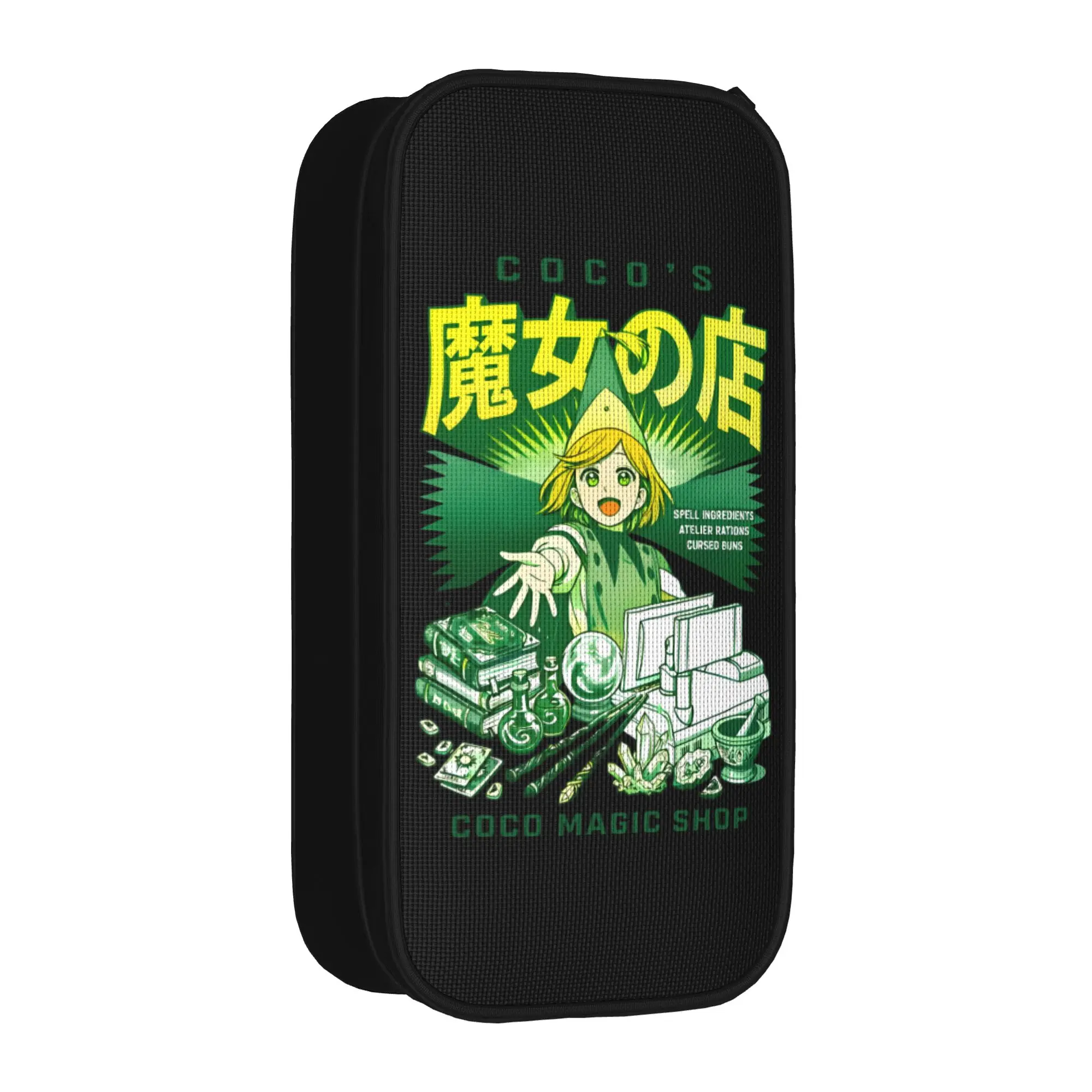 Witch Hat Atelier Anime COCO Magic Shop Pencil Case  Pen Box Bag for Student Large Storage Office Gift Pencil Pouch