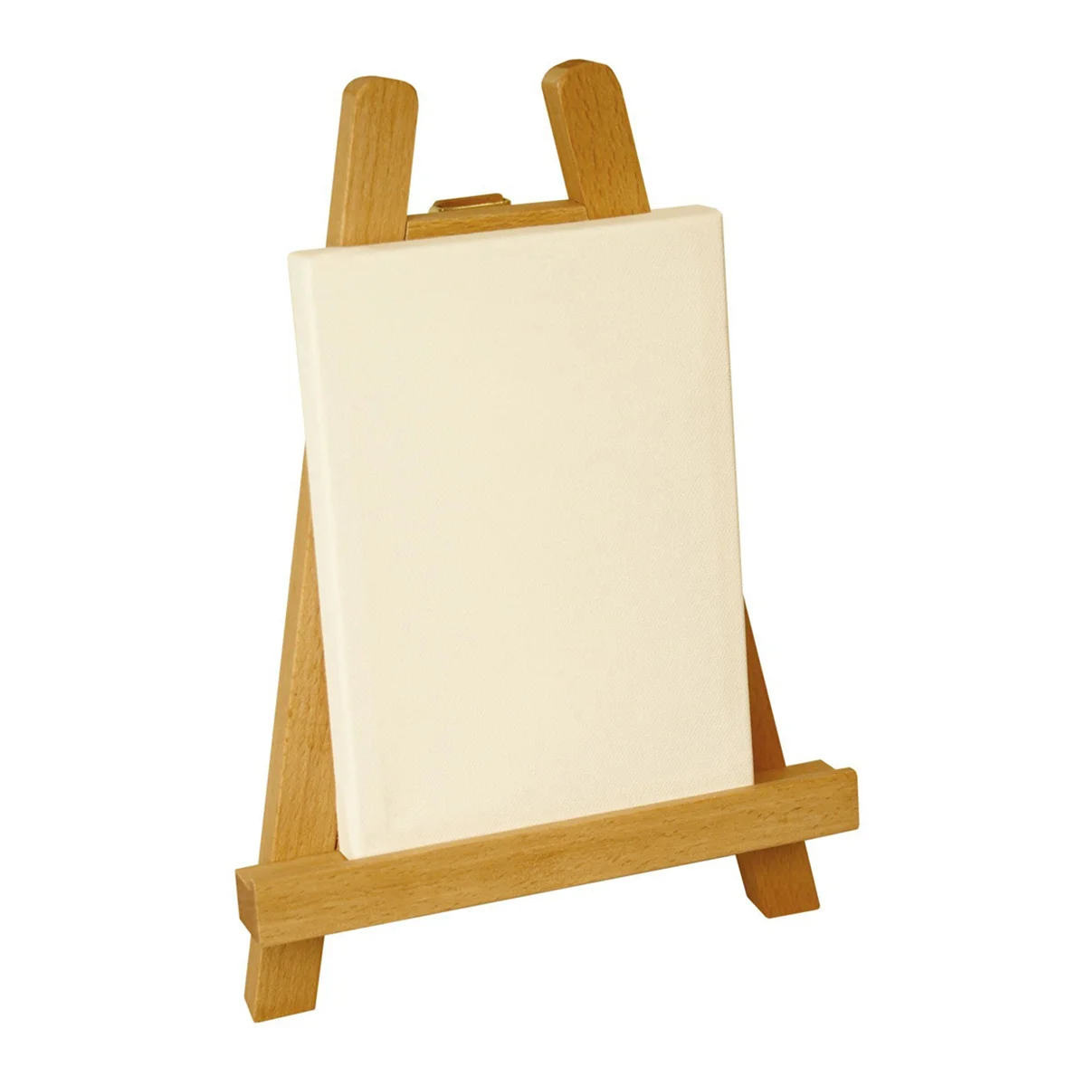 

27.5cm Mini Wood Easel A-Frame Design Durable Display Stand for Artwork Photos Portable Tabletop Tripod Wood Easel Stand