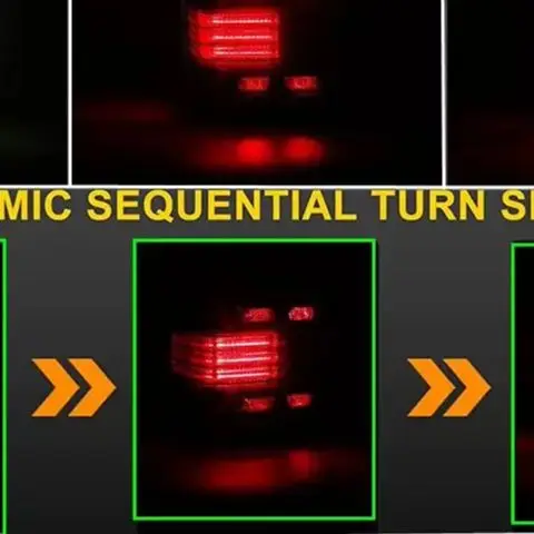

Auto X For Jeep Wrangler JK 2007-2017/JL 2018 European or American specification LED taillights, brake and turn signals+