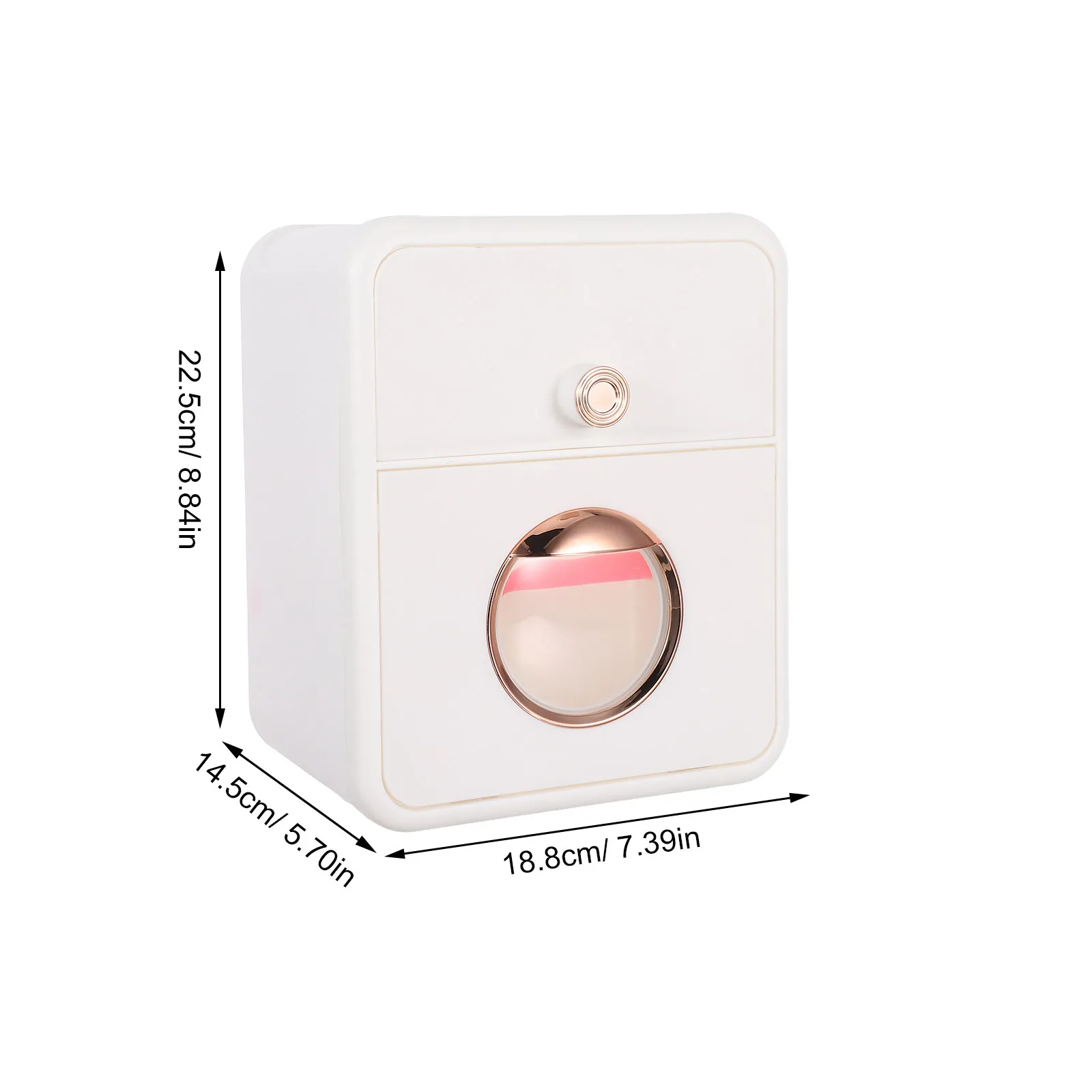 Waterproof Toilet Paper Holder Bathroom Tissue Rack Wall Mounted Shelf Storage Drawer Paper Towel Dispenser Storage Box