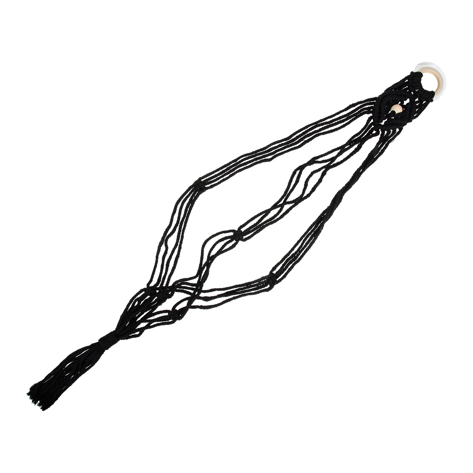 

Handwoven Macrame Delicate Instrument Holder Cotton Rope Woven Ukulele Hanger Wall Mount Ukulele Storage Basket Unique Hanger