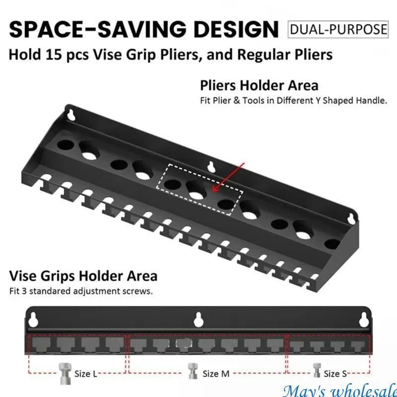 مخطط قبضة مثبت على الحائط ذو كفاءة في المساحة لبناء فولاذي ثابت لمجموعة العربة بخلاف استخدام المرآب 448A #3