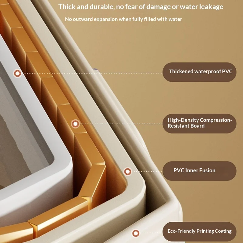 Vasca da bagno grande per bambini da 0 a 5 anni Vasca pieghevole per bambini Sit Lie Down Lavabo da bagno per neonato all-in-one Mantieni calde le vasche per bambini