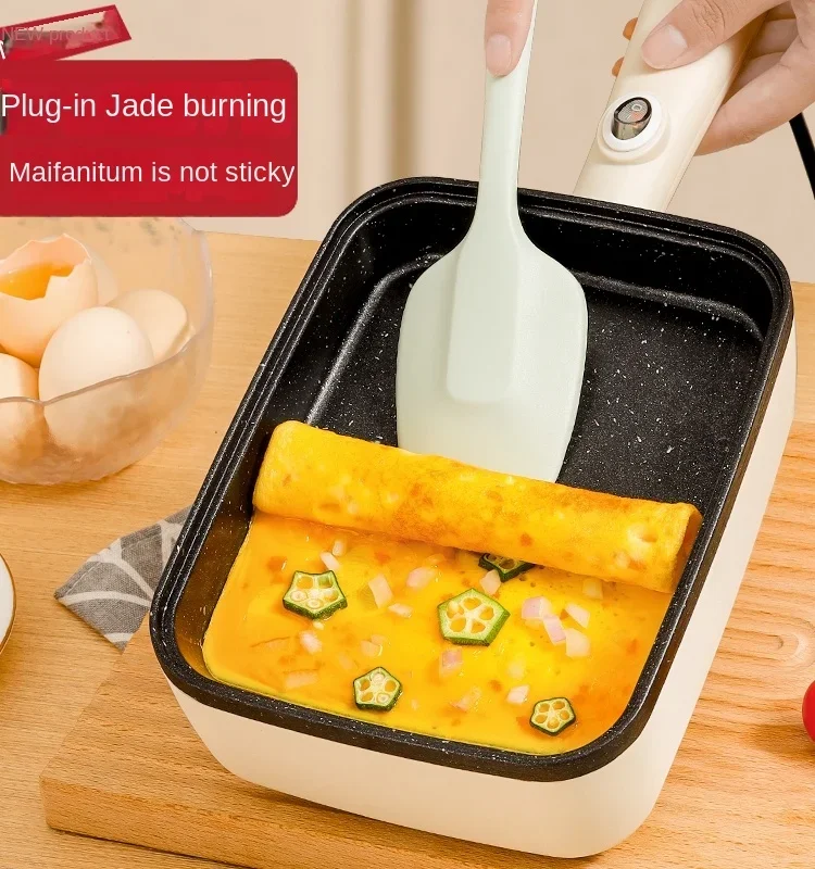 220V čtverec kotlík pro hustý tamagoyaki s non-stick maifan kámen povlak