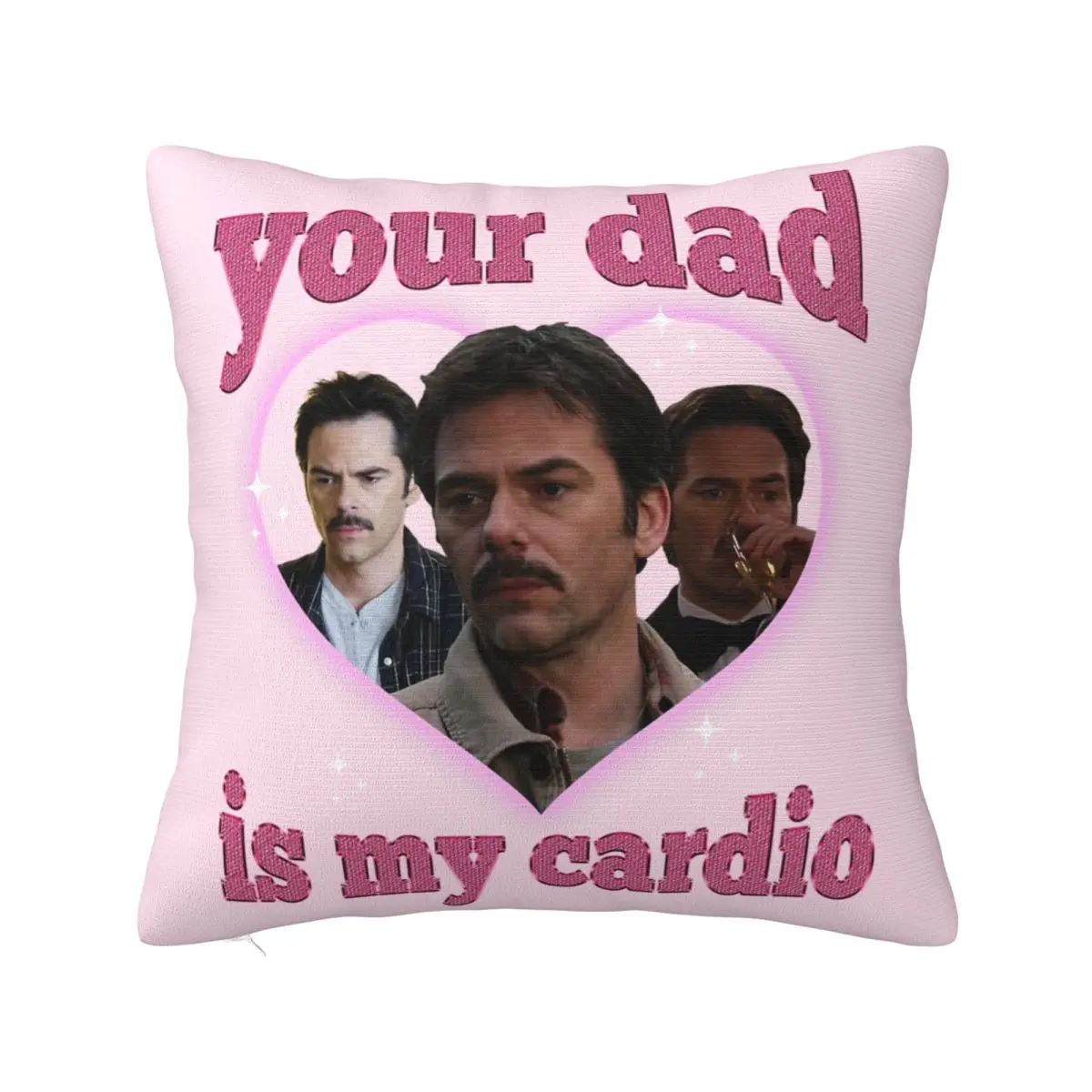Your Dad Is My Cardio Charlie Swan Twilight Pillowcase Printed Cushion Cover Decorations Throw Pillow Case Cover Home Wholesale