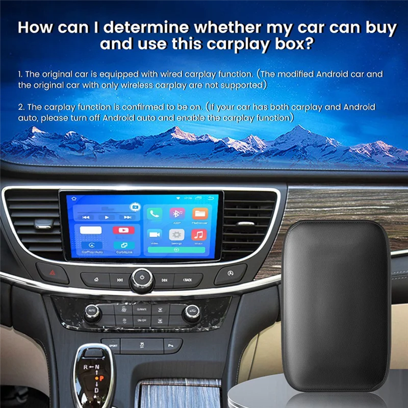 Classy-Carplay Ai Box Wireless Carplay Android Auto Mini TV Box Wireless Carplay Enclosed Box