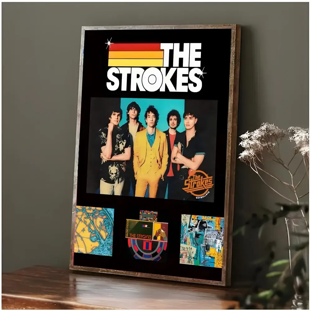 Alternative Band T-The Strokes Poster Modern Wall Art Bedroom Living Room Print Unframed