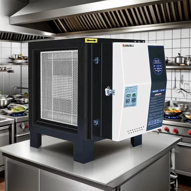 

ISO9001 Certified Electrostatic Precipitator ESP Restaurant Kitchen Disposal Machinery Clean Cooking Smoke Oil Fuel Filter