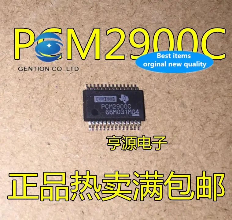 5pcs 100% orginal new  SMD PCM2900CDBR PCM2900C SSOP-28 audio analog/digital conversion chip