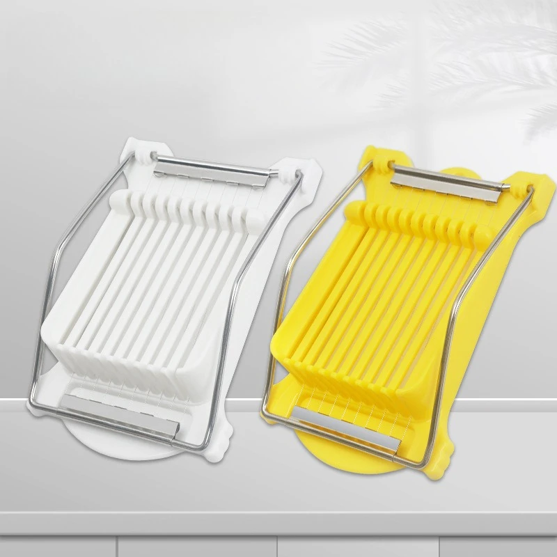 Kitchen Slicer,Luncheon Meat Slicer,Stainless Steel Wires 10/12/14 Slices，Boiled Egg Fruit Soft Cheese Butter Slicers Cutter