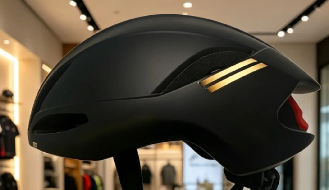 Aero breakaway cycling helmet with stylish design, ultra-light breathable bike safety cap unisex for men women.